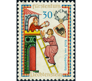 minstrel  - Liechtenstein 1962 - 30 Rappen