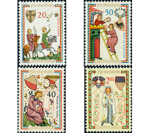 minstrel  - Liechtenstein 1962 Set