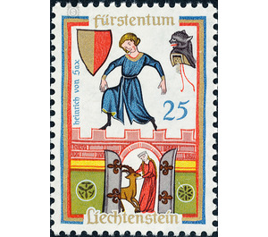 minstrel  - Liechtenstein 1963 - 25 Rappen