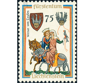 minstrel  - Liechtenstein 1963 - 75 Rappen