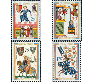 minstrel  - Liechtenstein 1963 Set