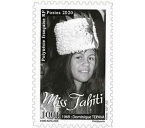 Miss Tahiti 1969 Dominique Tepava - Polynesia / French Polynesia 2020 - 100