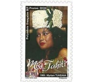 Miss Tahiti 1989 Myriam Tuheiava - Polynesia / French Polynesia 2020 - 100