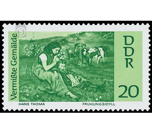 Missing paintings  - Germany / German Democratic Republic 1967 - 20 Pfennig