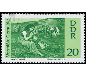 Missing paintings  - Germany / German Democratic Republic 1967 - 20 Pfennig