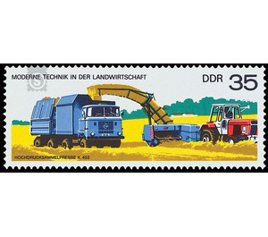 Modern technology in agriculture  - Germany / German Democratic Republic 1977 - 35 Pfennig
