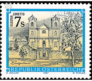 monasteries  - Austria / II. Republic of Austria 1987 - 7 Shilling