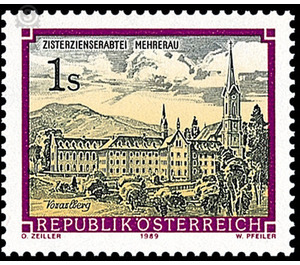 monasteries  - Austria / II. Republic of Austria 1989 - 1 Shilling