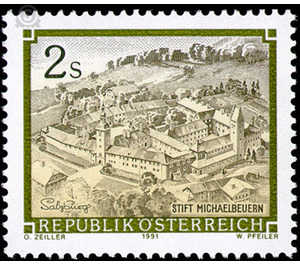 monasteries  - Austria / II. Republic of Austria 1991 - 2 Shilling