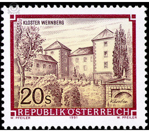 monasteries  - Austria / II. Republic of Austria 1991 - 20 Shilling