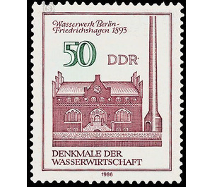 Monuments of water management  - Germany / German Democratic Republic 1986 - 50 Pfennig