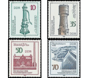 Monuments of water management  - Germany / German Democratic Republic 1986 Set