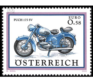 motorcycles  - Austria / II. Republic of Austria 2002 - 58 Euro Cent