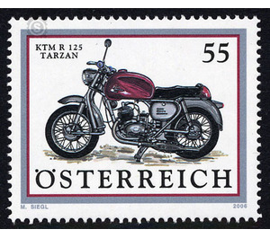 motorcycles  - Austria / II. Republic of Austria 2006 - 55 Euro Cent