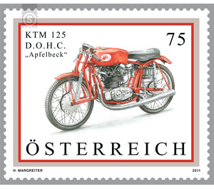 motorcycles  - Austria / II. Republic of Austria 2011 - 75 Euro Cent