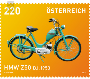 motorcycles  - Austria / II. Republic of Austria 2013 - 220 Euro Cent