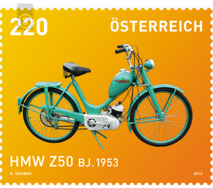 motorcycles  - Austria / II. Republic of Austria 2013 - 220 Euro Cent