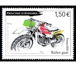 Motorcycles : Bailen Guai - Andorra, French Administration 2021 - 1.50