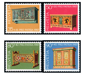 Museum treasures  - Switzerland 1987 Set