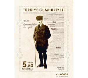 Mustafa Kemal and Sovereignty Declaration of 1920 - Turkey 2020