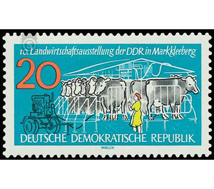 National agriculture exhibition, Markkleeberg  - Germany / German Democratic Republic 1962 - 20 Pfennig