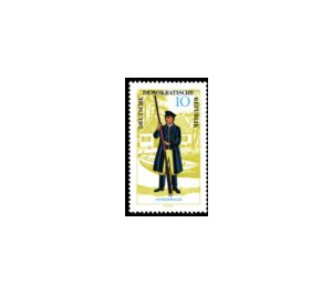 National costumes  - Germany / German Democratic Republic 1964 - 10 Pfennig