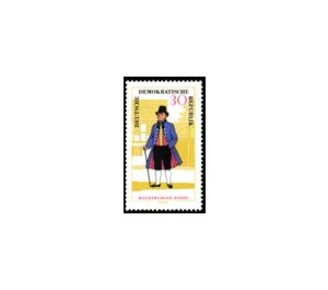 National costumes  - Germany / German Democratic Republic 1966 - 30 Pfennig