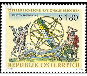National library  - Austria / II. Republic of Austria 1966 - 1.80 Shilling
