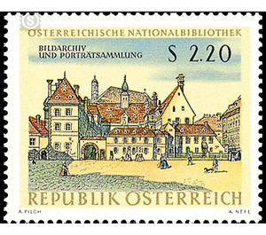 National library  - Austria / II. Republic of Austria 1966 - 2.20 Shilling