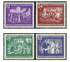 National reconstruction program Berlin  - Germany / German Democratic Republic 1952 Set