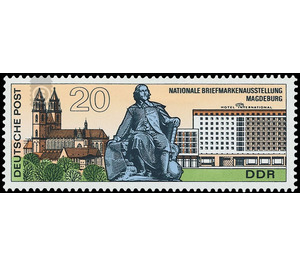 National stamp exhibition 20 years GDR, Magdeburg  - Germany / German Democratic Republic 1969 - 20 Pfennig