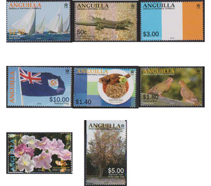 National Symbols Definitives - Caribbean / Anguilla 2016 Set