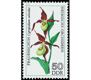 Native orchids  - Germany / German Democratic Republic 1976 - 50 Pfennig