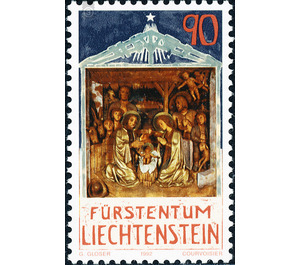 Nativity scene and chapel  - Liechtenstein 1992 - 90 Rappen