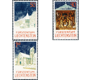 Nativity scene and chapel  - Liechtenstein 1992 Set