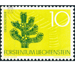 natural reserve  - Liechtenstein 1966 - 10 Rappen