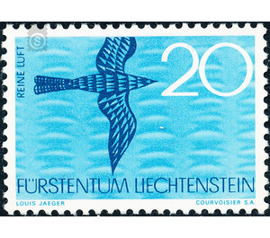 natural reserve  - Liechtenstein 1966 - 20 Rappen