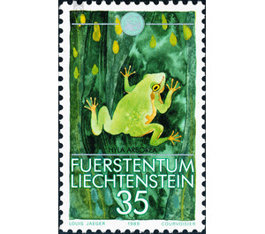 natural reserve  - Liechtenstein 1989 - 35 Rappen