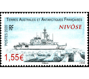 Naval Frigate Nivôse - French Australian and Antarctic Territories 2020