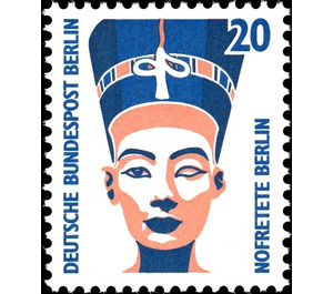 Nefertiti bust in Berlin - Germany / Berlin 1989 - 20