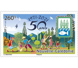 New Caledonia Nature Conservation Association, 50 Years - Melanesia / New Caledonia 2021