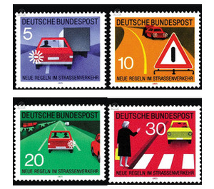 New rules in road traffic (2)  - Germany / Federal Republic of Germany 1971 Set