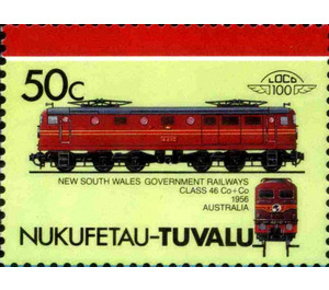 New South Wales Goverment Railways Class 46 Co-Co 1956 Aust… - Polynesia / Tuvalu, Nukufetau 1987