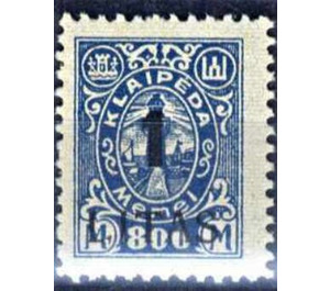 New value on Memeledition - Germany / Old German States / Memel Territory 1923 - 1