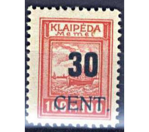 New value on Memeledition - Germany / Old German States / Memel Territory 1923 - 30