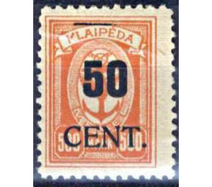 New value on Memeledition - Germany / Old German States / Memel Territory 1923 - 50