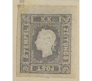 newspaper stamp  - Austria / k.u.k. monarchy / Empire Austria 1859 - 1.05 Kreuzer