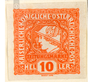 newspaper stamp  - Austria / k.u.k. monarchy / Empire Austria 1916 - 10 Heller