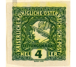 newspaper stamp  - Austria / k.u.k. monarchy / Empire Austria 1916 - 4 Heller