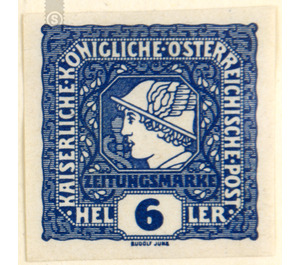 newspaper stamp  - Austria / k.u.k. monarchy / Empire Austria 1916 - 6 Heller